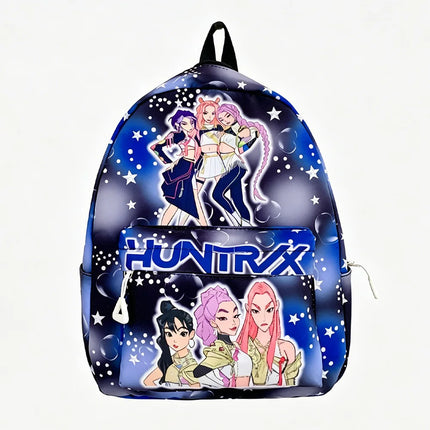 Pink 10-Inch Lightweight Backpack K D H Rumi Mira Zoey HUNTR/X Saja School Bag for Boys And Girls Kindergarten Moch