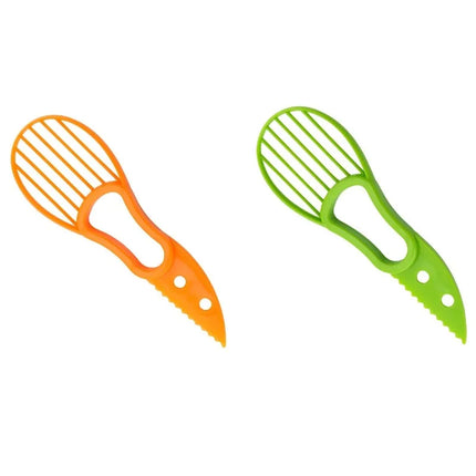 1-3PC 3 in 1 Avocado Slicer Shea Corer Butter Fruit Peeler Cutter Pulp Separator Plastic Knife Kitchen Vegetable Tools