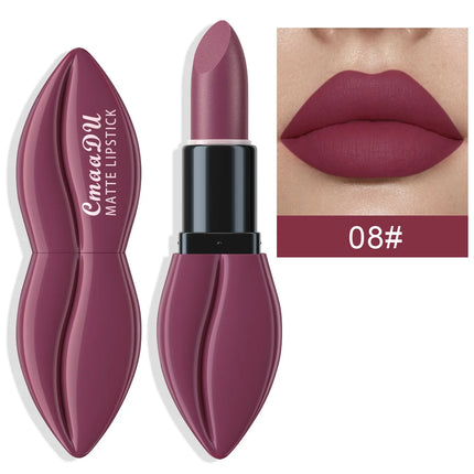 Natural Matte Velvet Lipstick Long Lasting Waterproof Nude Brown Red Professional Makeup Lip Gloss For Women