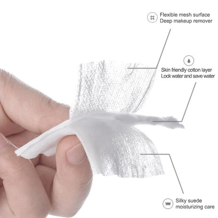 50/100/220Pcs High Quality Disposable Cotton Pad Cosmetic Makeup Remover Cotton Pads Face Cleaning Dissolves And Removes Makeup