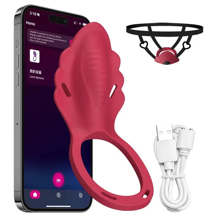 APP Control Vibrator for Women Wearable Panty Vibrating Penis Ring Clitoral Stimulator Female Sex Toy for Men Sexual Pleasure