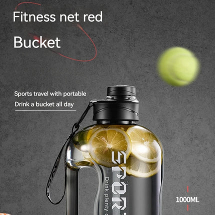 1.7L/2.7L/4L/5L Sports Water Bottle Gym Cycling Cup Portable Large Capacity Water Bottle For Fitness Camping Men Water Kellte