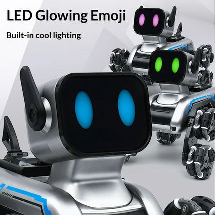 In Stock Intelligent Remote Control Stunt Robot Dog Eight Wheel Electric Mechanical Robot Electronic Pet For Outdoor Hobbyists