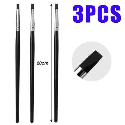 Silicone Eyeliner Brush Blade Multi-purpose Eyebrow Lipstick Brushes Easy To Use Nail Painting Pen Eyes Shaping Modeling Tools
