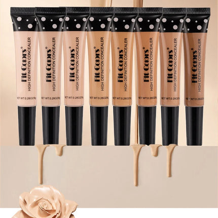 Nude Makeup Facial Foundation Waterproof Cover Blemish Base Fluid Concealer Oil Control Lasting Brighten Skin BB Cream Cosmetics
