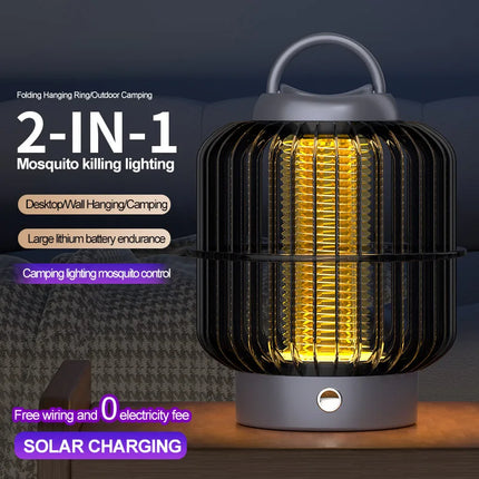 Electric Shock Mosquito Killer Home Dormitory Mosquito Catcher Solar Outdoor Camping Picnic Mosquito Killer Usb Charging Model