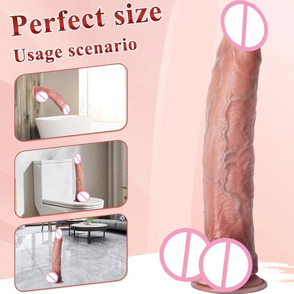 Wearable Strap on Realistic Dildos for Women G Spot Vagina Stimulation Big Penis Butt Plug Anal Masturbators Products Sex Toys