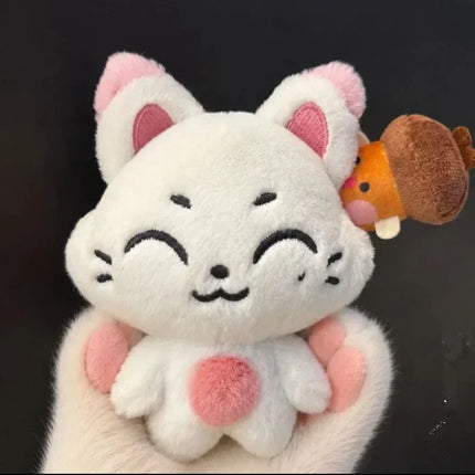 New 10cm JUNGWON Plush Pendant Kawaii JAKE HEESEUNG Jay Cos Animal Mini Stuffed Doll Keychain Toy For Fans Gifts