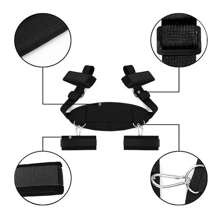 Erotic Adult Games Sex Toys For Couples Open Leg BDSM Bondage Restraints Nylon Chastity Ankle Handcuffs Kit Sex Shop