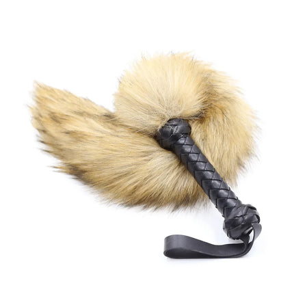 Sexy Fox Tail Whip Erotic Leather Whip Couple Flirting Spanking Fetish BDSM Bondage Slave Role Play Adult Games Sex Toys