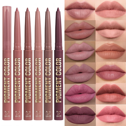 1 Pcs Matte Lip Liner Pen, Used As Lip Liner and Lipstick, Oblique Mouth Design Suitable for All Lip Types, Perfect Gifts