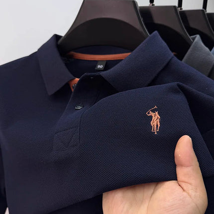 Luxury brand, 100% cotton, short sleeve polo shirt, new summer trend, Paul pony embroidery, T-shirt, business, golf, casual men's wear