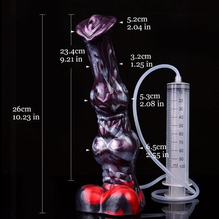 NNSX Huge Knot Squirting Horse Dildo Silicone Water Spray Anal Plug Anus Dilator Vagina Feamel Masturbator Penis for Woman