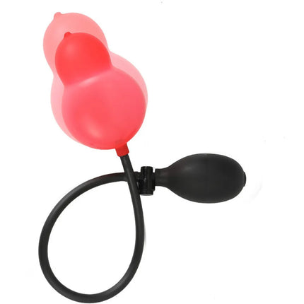 Super Long 5 Beads Inflatable Anal Plug Silicone Column Expandable Big Butt Plug Dildo Pump Ass Dilator BDSM Sex Toy for Couples