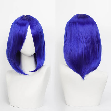 Synthetic Medium Length Cosplay Wig, Adjustable Headband,Multiple colors