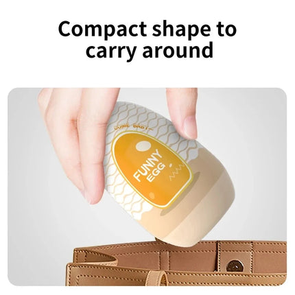 Laile Male Masturbation Egg, Portable Mini Pocket Pussy for Men, Disposable Sex Toy