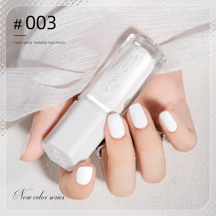 Colorful Water-Base Nail Polish 40 Colors Air Dry Peel Off Nail Art for Manicure DIY Long Lasting Nail Supplies Painting Varnish