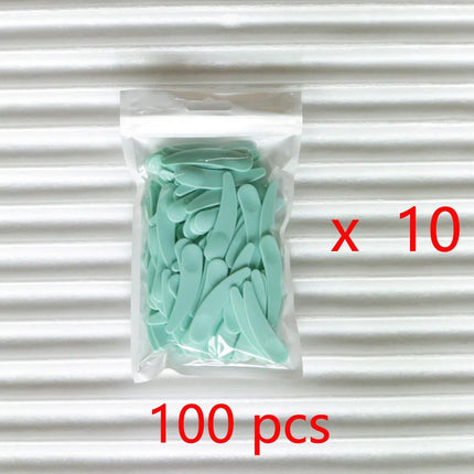 1000pcs/lot Mini Cosmetic Spatula Disposable Curved Scoop Makeup Mask Cream Spoon Eye Cream Stick Make Up Face Beauty Tool Kits