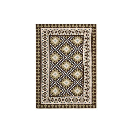 VIKAMA 1PC  Living Room Sofa Coffee Table Cushion Bedroom Bed Blanket Home Decor Moroccan Crystal Velvet Carpet Large Area