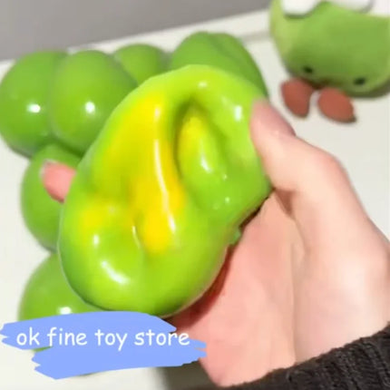 Mango Stress Ball Squishy Color-changing Mango Squeeze Ball ASMR Sensory ADHD Anti Stress Relief Fidget Toys for Kids & Adults