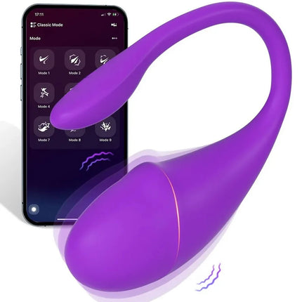 Wireless Bluetooth Female Dildo Vibrator  Clitoral G-Spot Stimulator APP Control Wearable Vibrating Egg Sex Toy for Women Adult
