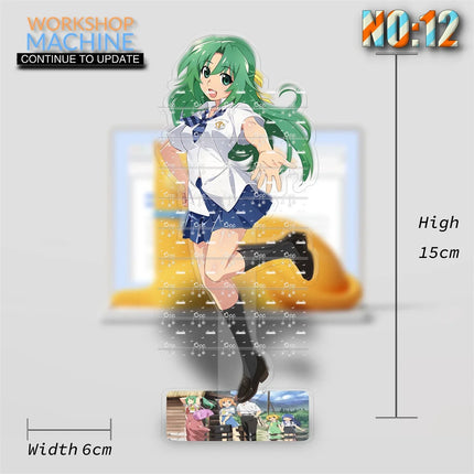 Loen Anime Peripheral Store Higurashi When They Cry HD Characters Acrylic Stand Model Plate Desk Ornaments Collect Charm Gifts