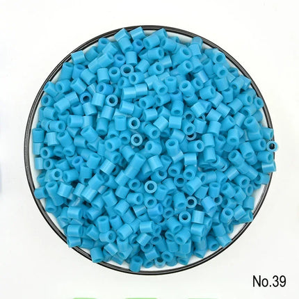 DIY Plastic 5mm Perler Hama Beads Fuse Beads Toys Eco-friendly Material Pegboard Iron Pixel Puzzle Birthday Gift for Boys Girls