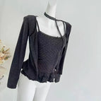 4587 Black grey / XS