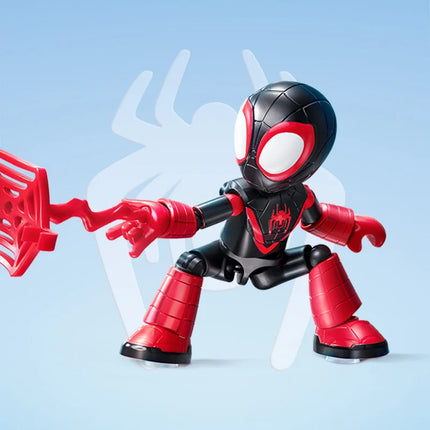 In Stock Genuine Blokees Marvel Spidey Amazing Friend Spider-Man Miles Ant-Man Anime Figure Action Figure Collection Toys Model