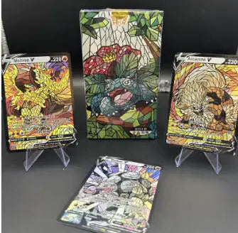 208Pcs/box Random Collection Card Anime PTCG Pocket Series Lillie Mew Charizard Giratina English Flash Card Classic Blind Box