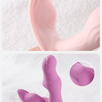 Wearable Dildo Vibrator G Spot Clitoris Stimulator Butterfly Vibrating Panties Erotic Toy Adult Toy for Women Orgasm Masturbator
