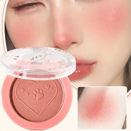 Monochrome Blush Whitening Matte Cosmetics Vitality Girl Nude Makeup Natural Smudge Monochrome Blush Plate