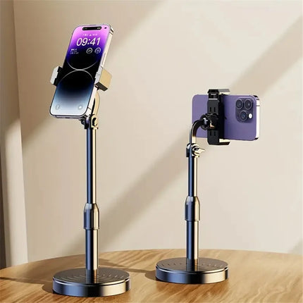 Rotatable and liftable Mobile Phone Bracket Live Broadcast Stand Adjustable Telescopic Portable Callphone Holder For Smart Phone