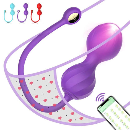 Kegel Ball Vaginal Tightening Training Sex Toy Vibrator Benwa Geisha Pelvic Muscle Ball Trainer Female Vagina Geisha Vagina Ball
