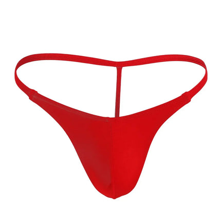 Men's String Thong Sexy Enhancing Pouch Thong Erotic Lingerie Tangas Underpants Costume Male Mini Bag T-back Bikini Panties