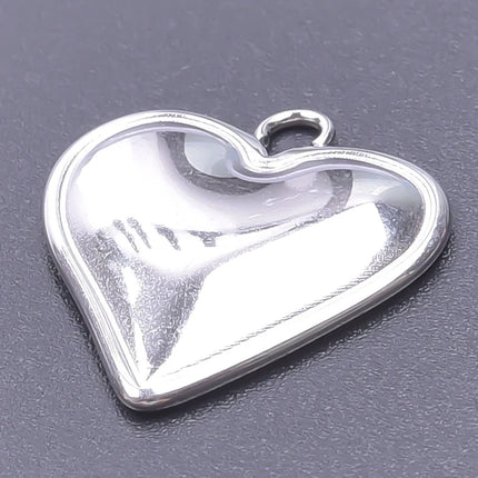Elegant Love Breloques Stainless Steel Pendants For Jewelry Making Bulk Heart Charm Pendant 5pcs/Lot Materials To Make Bracelets