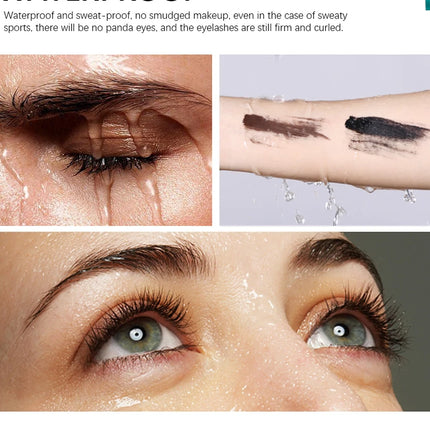 Cool Extension Mascara Eyelashes Long Lasting Curled Sweatproof Mascara Black Silk Fibre Make Up Beauty Korean Cosmetics