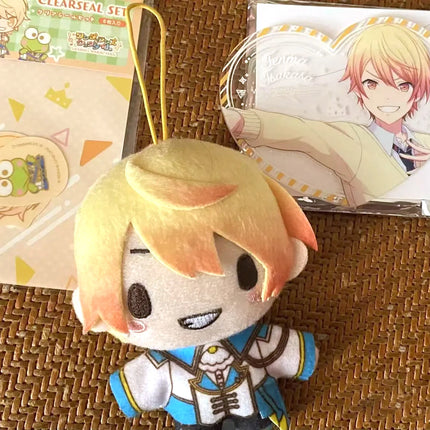 10cm Pjsk Plush Keychain Project Sekai Tenma Tsukasa Stuffed Plushies Bag Pendant Kamishiro Rui Kawaii Plush Doll Toy Gift