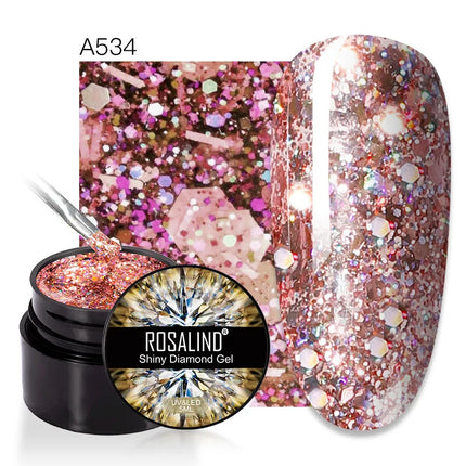 ROSALIND 5ML Painting Gel Nail Polish Nail Art Design Varnishes Stamping Polish Semi Permanent Gels Top Coat Manicure Lacquer