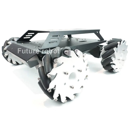 40-60Kg Load RC Tank Heavy Duty Mecanum Wheel Omnidirectional Robot 12V/24V Motor Metal Chassis for Research Programmable Robot