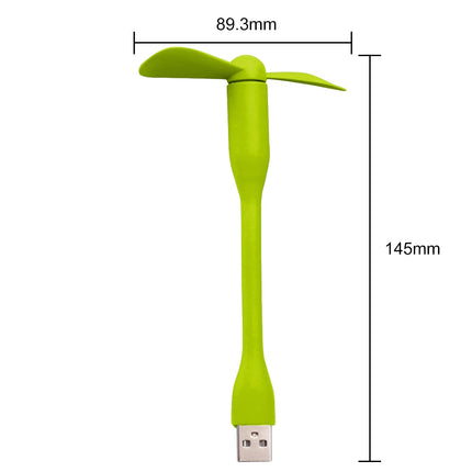 USB Small Fan Flexible Bendable Mini Fan For Power Bank Laptop PC Charger Portable Hand Cooling Fans For Computer Summer Gadgets