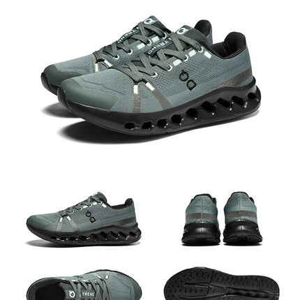 Men's Running Shoes Breathable Lightweight Comfortable Soft Bottom Casual Sports Sneakers Fashionable Shock Absorption