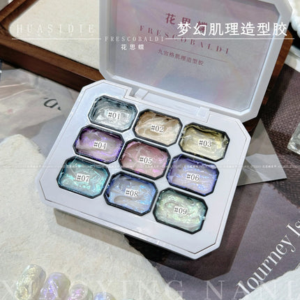 9 colors aurora free wash nail polish solid variable glue smooth soaking UV semi-permanent paint varnish oil painting glue