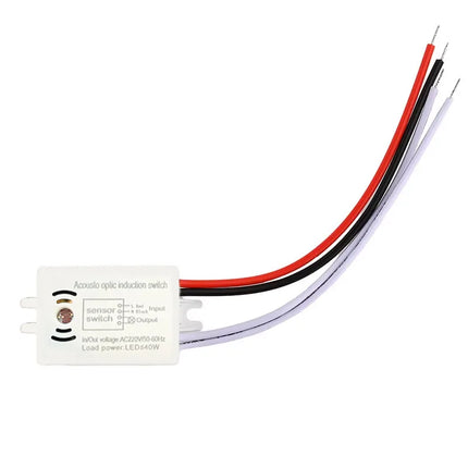 220V Intelligent Sound Voice Sensor Switch Module Detector Indoor Auto On Off Lights Switch Sound-Light Controlled Sensor Switch