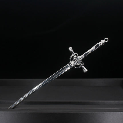 New Punk Metal Sword Hair Stick Chinese Simple Hair Pins for Women DIY Chopstick Hairstyle Design Tools Jewelry Accessories Gift