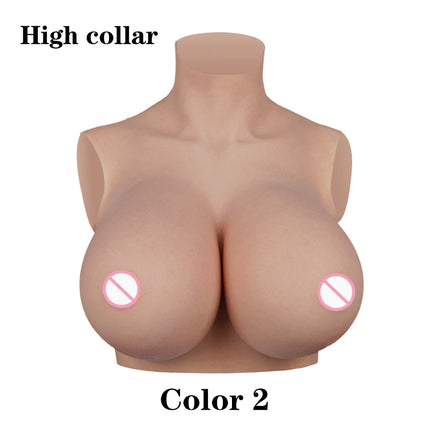 U-CHARMMORE New Process With Bloodshot Design Soft Silicone Breast Forms No-Oil Realistic Boobs For Transvestites