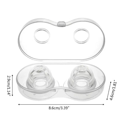 1 Pair Silicone Nipple Corrector Painless Nipple Sucker Puller Aspirator for Correction Flat Inverted Nipples