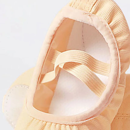 Girls Ballet Dance Shoes Soft Sole Kids Practice Slippers Non-Slip Cat Paw Gymnastics Yoga Flats Breathable Dancewear
