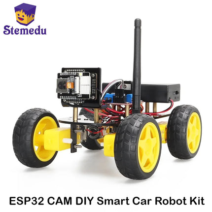 ESP32 CAM DIY Smart Car Robot Kit with Camera for Arduino STEM Education Learning Remote Control Programmable