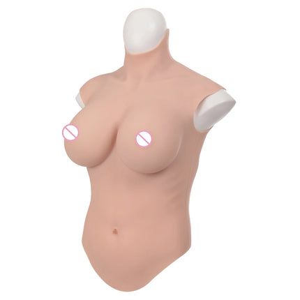 Dokier No-oil Silicone Breast Forms Fake Boobs Plate Enhancer Tits Male to Shemale Transgender Drag Queen Crossdressing Cosplay - TOYS-SUCE